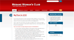 Desktop Screenshot of mebanewomansclub.org