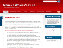 Tablet Screenshot of mebanewomansclub.org
